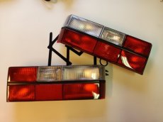 Taillights red white